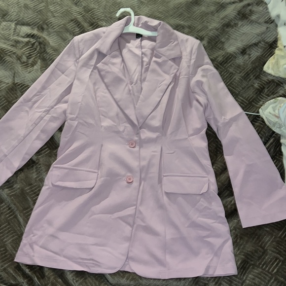 SHEIN SXY Lapel Neck Single Breasted Blazer - Picture 5 of 10